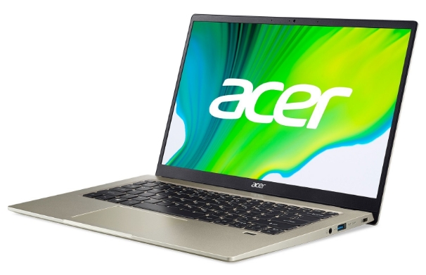 Laptop Acer Personal Swift 1  SF114-34-P83Y 14” / 8 GB / 256 GB / Pentium / UHD Graphics 605 / Auriu photo 5
