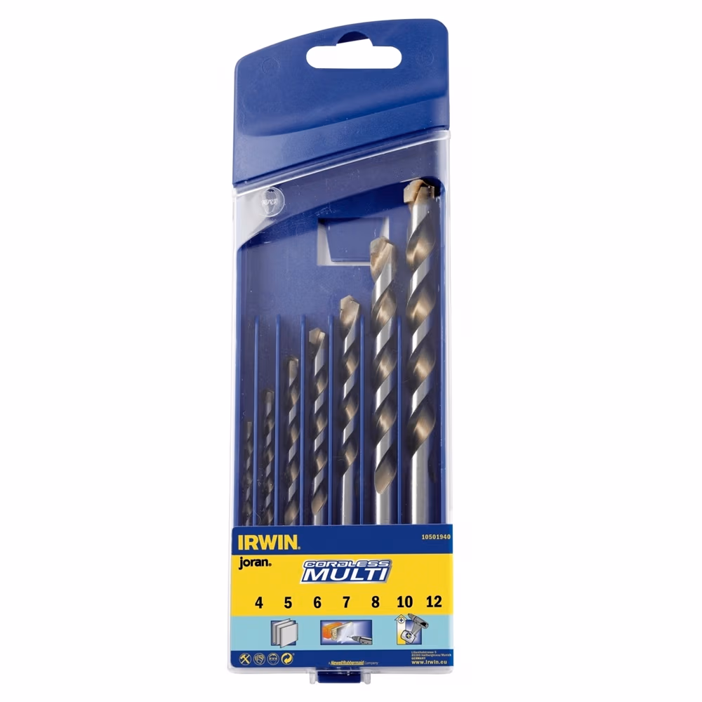 Set de burghie Irwin 4/5/6/7/8/10/12MM, 10501940