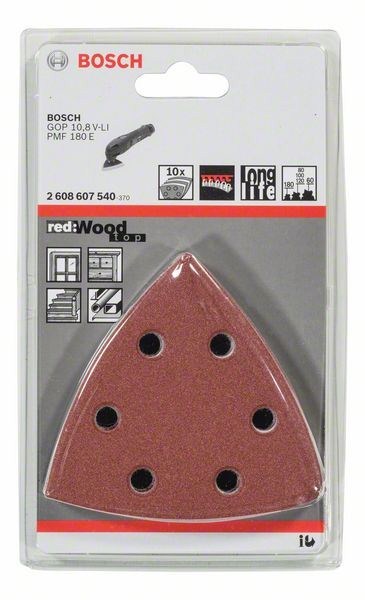 Набор шлифовальных листов Bosch 93 RWT, 2608607540 photo 2