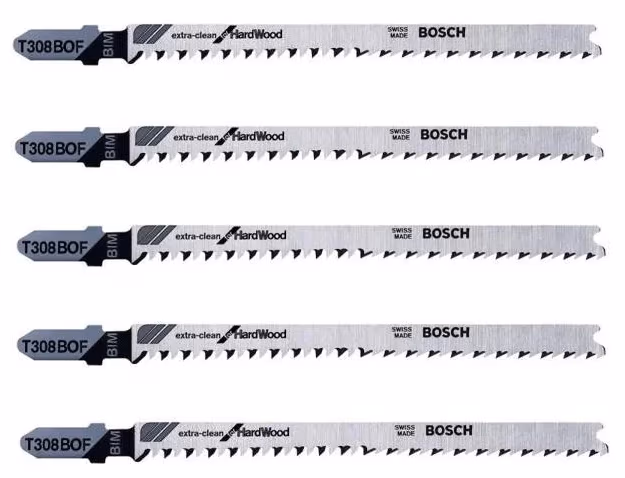 Набор пилок для лобзика Bosch T 308 BOF Extra Clean Curve Cut, 2608636640