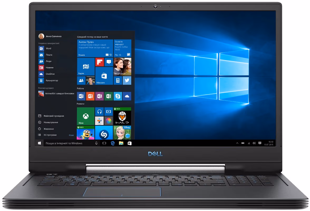Ноутбук Dell Inspiron Gaming 17 G7, Core i5, 8 ГБ ГБ, DOS, Черный 