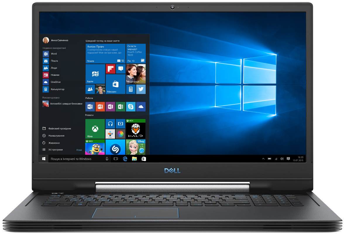 Ноутбук Dell Игровой Inspiron Gaming 17 Inspiron Gaming 17 G7 17.3” / 8 ГБ / 512 ГБ / Core i5 / GeForce GTX1660Ti  / Черный photo 1