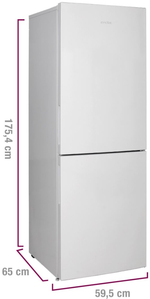 Frigider cu doua usi Arctic AK60340 / 322 l / 175.4 cm / A+ / Alb photo 3