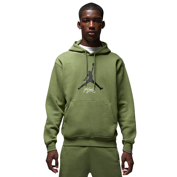 Мужская Толстовка Nike M J ESS FLC BASELINE HOODIE L Хаки photo 2