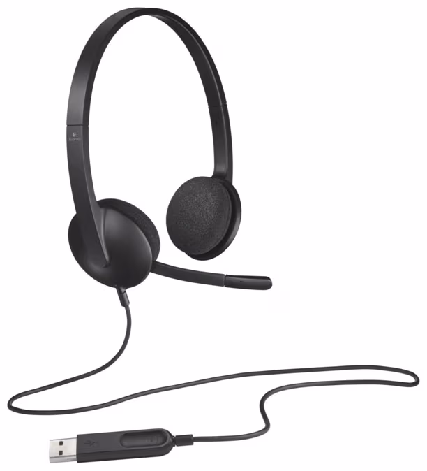 Наушники с микрофоном Logitech H340 