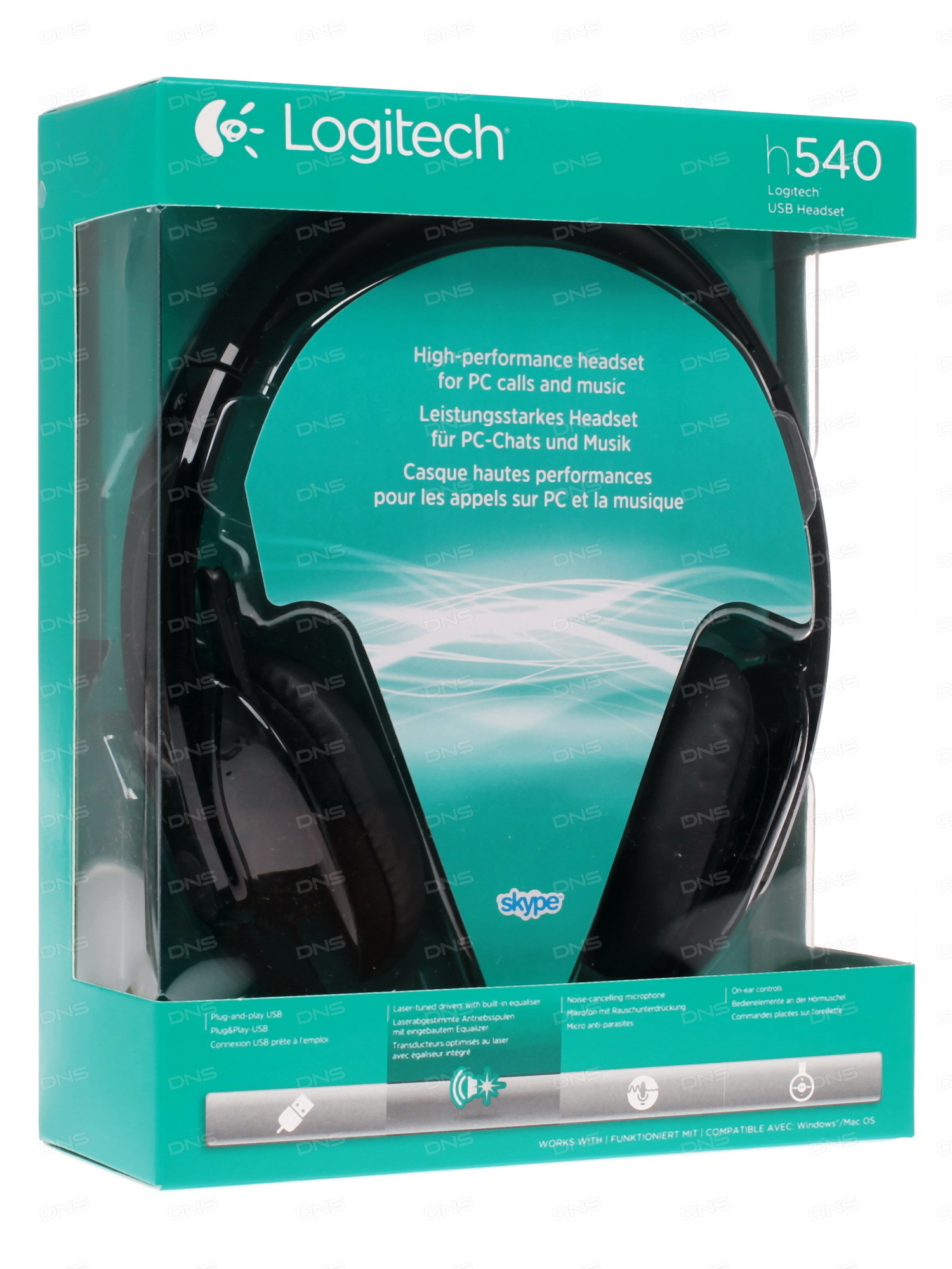Căști Logitech H540 Negru Cu fir / Home and office / Negru photo 4