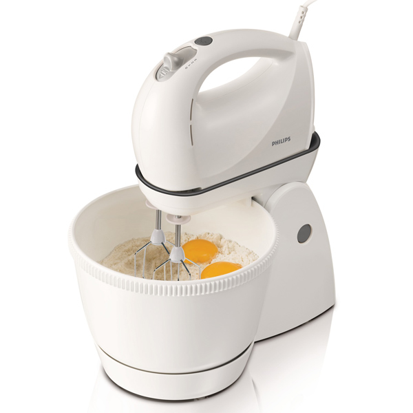 Миксер Стационарный Philips HR1565/40 / 3 скоростей / Белый photo 1
