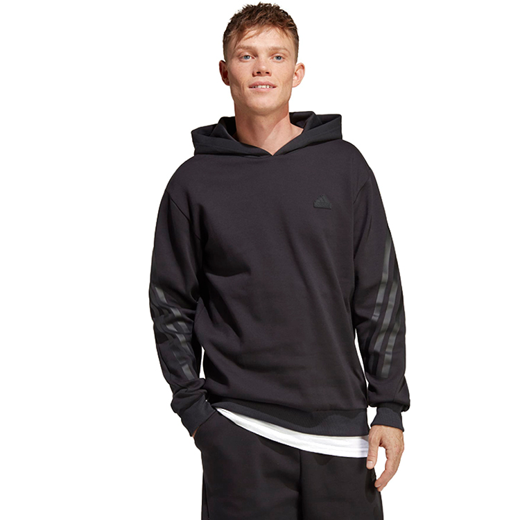 Hanorac pt bărbați Adidas M FI 3S HD S Alb photo 2