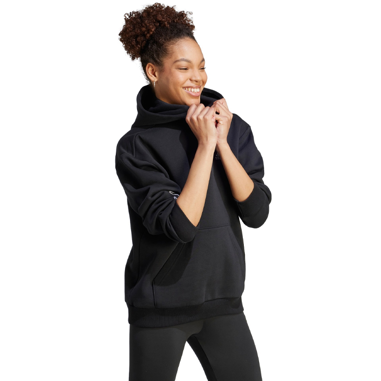 Hanorac Adidas W BLUV Q3 FL HD 2XS Negru Femei photo 5