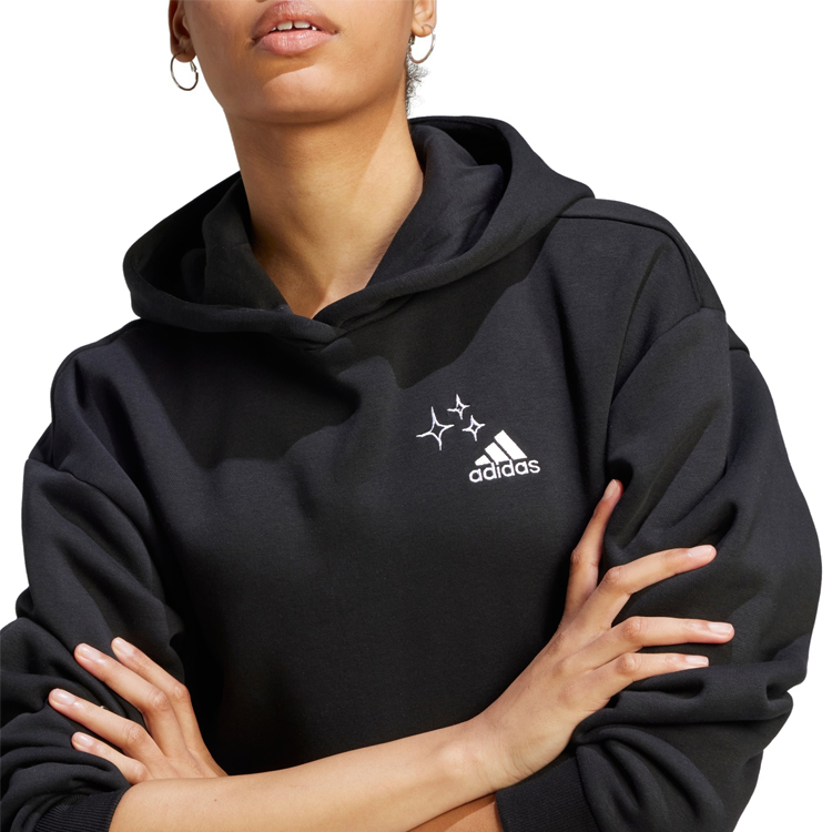 Hanorac Adidas W BLUV Q3 FL HD 2XS Negru Femei photo 6