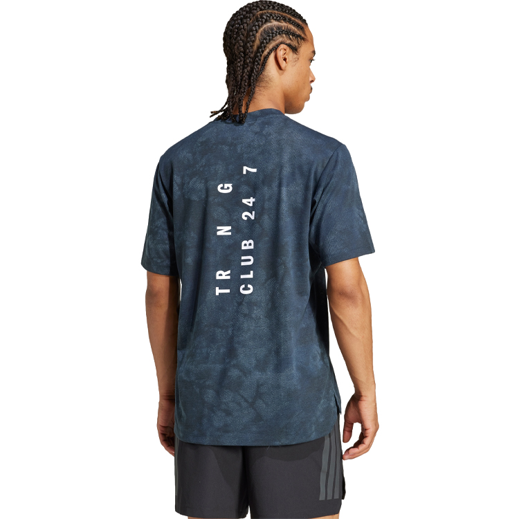 Tricou bărbătesc Adidas POWER AOP TEE XS Albastru photo 4