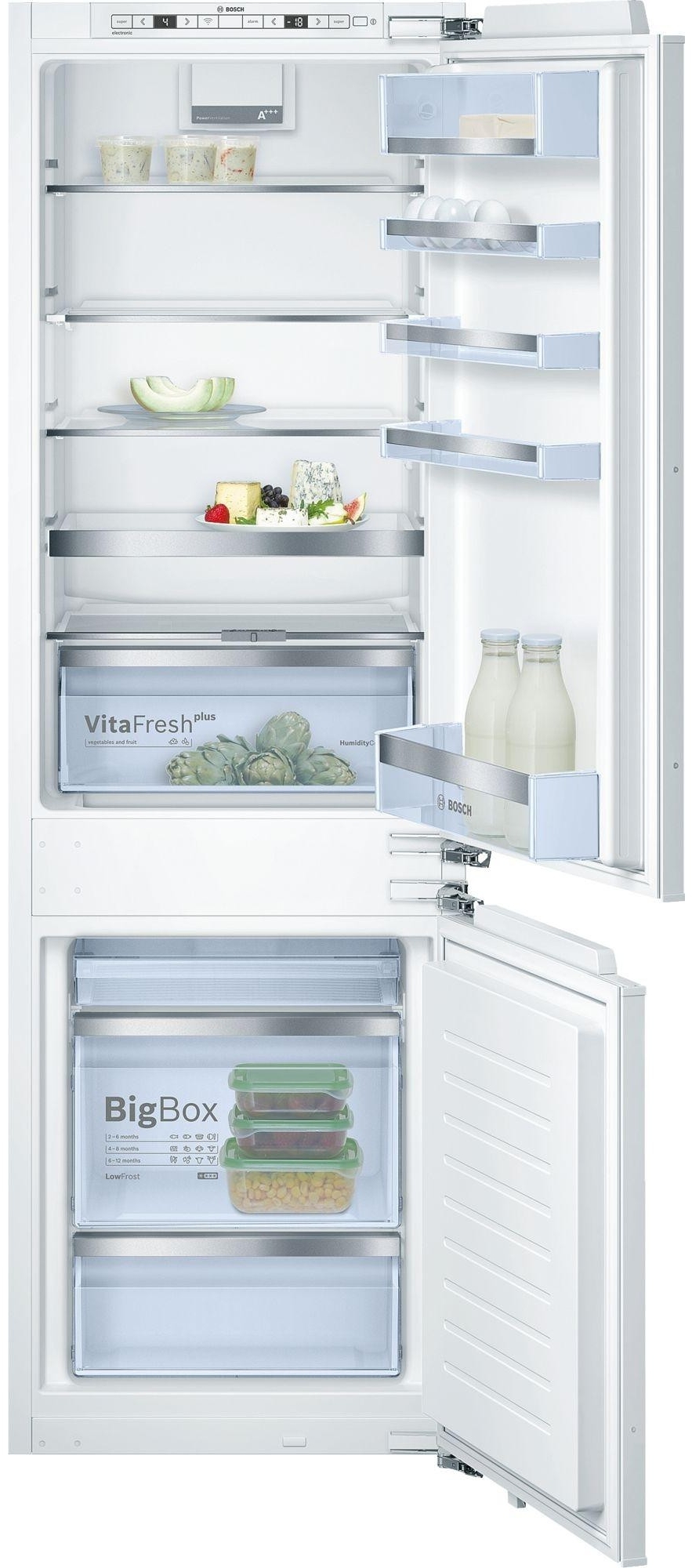 Frigider cu doua usi Bosch KIS86HD40 / 260 l / 177.5 cm / A+++ / Alb photo 1 Frigider cu doua usi Bosch KIS86HD40 / 260 l / 177.5 cm / A+++ / Alb photo 1