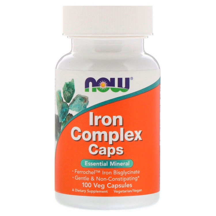 Витамины Now Foods IRON COMPLEX  100 TABS photo 1