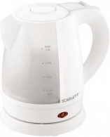 Чайник электрический Scarlett SC-EK18P40, 1 л, 1600 Вт, Белый