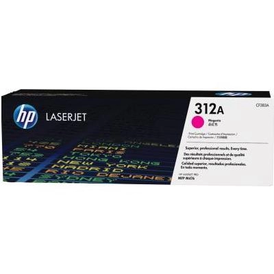 HP 312A (CF383A) Magenta Original LaserJet Toner Cartridge (up to 2700 pages), for  HP LaserJet Pro M476 Series