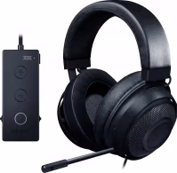 RAZER Kraken Tournament Edition Black / Gaming Headset, Retractable Microphone, featuring THX Spatial Audio for 360° sound, 50mm neodymium driver units, Ultra-durable Kevlar™ cable, compatible with devices with jack 3.5 mm, PS4, PC with USB