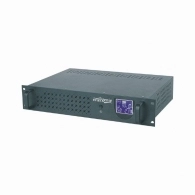 Gembird Rack 3.4U UPS UPS-RACK-1500, 1500VA/900W, AVR, 4xIEC, LCD display, USB control interface, 2x12V/7Ah Battery