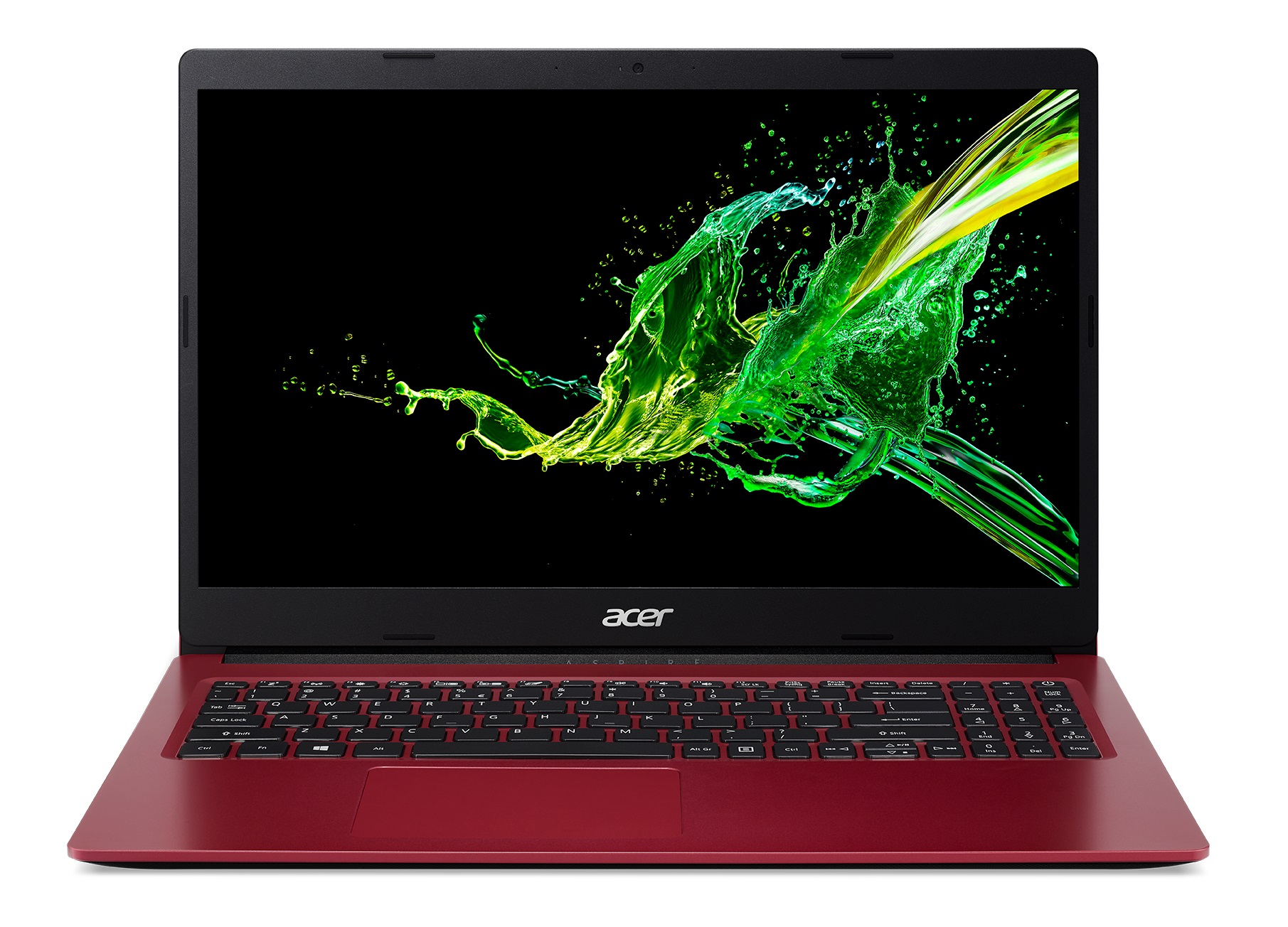 ACER Aspire A315-34 Lava Red (NX.HGAEU.006) 15.6" FHD (Intel Celeron N4000 2xCore, 1.1-2.6GHz, 4GB (4GB onboard+1slot) DDR4 RAM, 128GB PCIe SSD, Intel UHD Graphics 600, w/o DVD, WiFi-AC/BT, 2cell, 0.3MP webcam, RUS, Linux, 1.94kg) photo 1