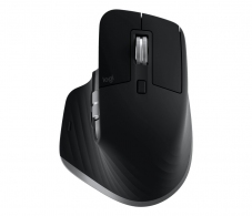 Logitech Wireless Mouse MX Master 3 for MAC, 7 buttons, Bluetooth + 2.4GHz, Optical, 200-4000 dpi, Effortless multi-computer workflow pair up to 3 devices, Unifying receiver, Graphite thumbnav 1