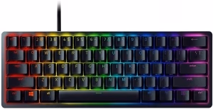 RAZER Huntsman Mini Gaming Keyboard, 60% Form Factor, Clicky Optical Switch - Purple, Doubleshot PBT Keycaps With Side-Printed Secondary Functions-  RU Layout