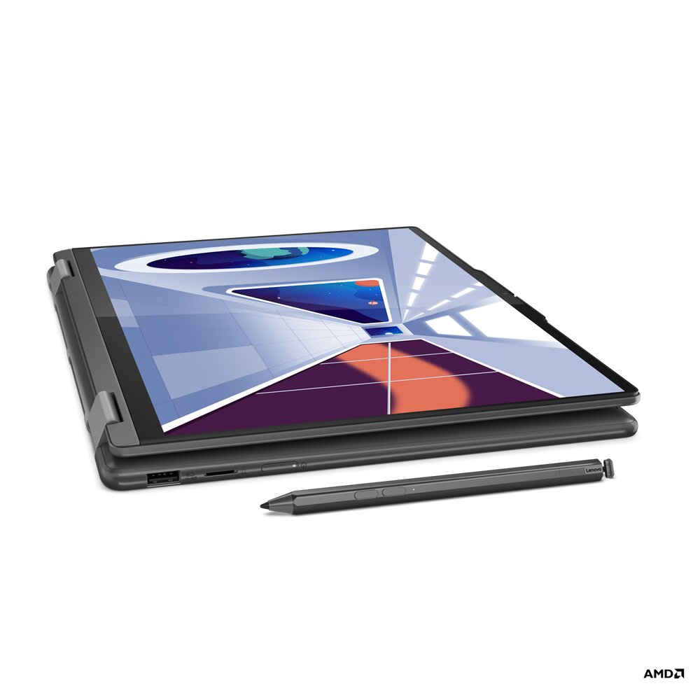 Ноутбук 14" Lenovo Yoga 7 14ARP8 / OLED / WUXGA / AMD Ryzen 5 7535U / 16GB / 512GB SSD / Win11HE / Storm Gray photo 6