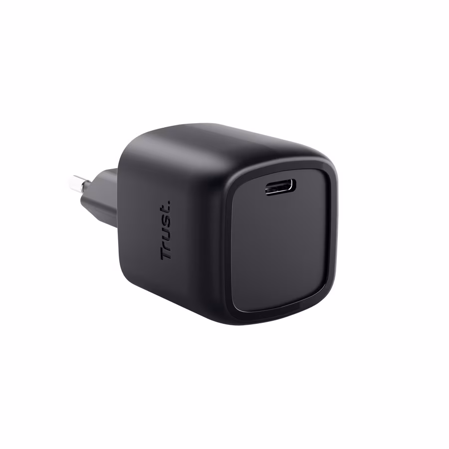 Зарядное устройство USB-C GaN Trust Maxo 30W, Black