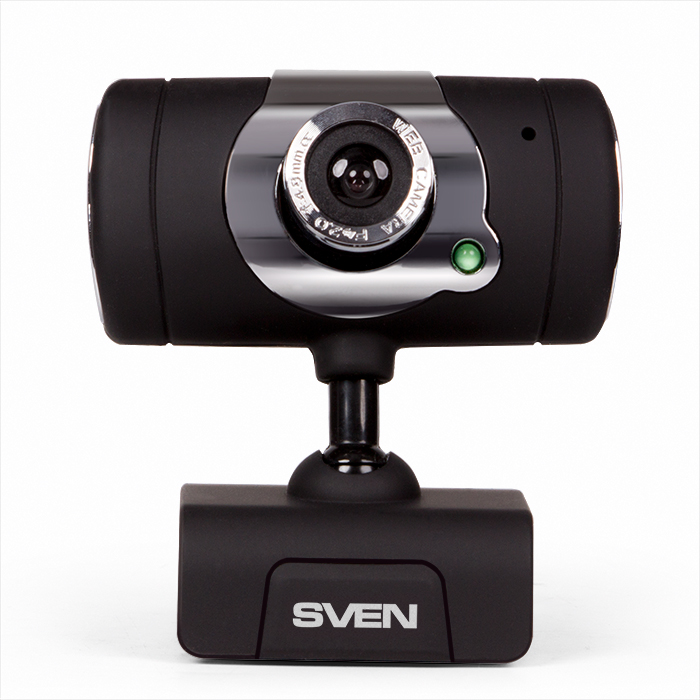 Camera SVEN IC-545, Microphone, 1.3Mpixel, 5G glass lens, hinge for easy camera rotation at any angle, UVC, USB2.0, Black photo 1 Camera SVEN IC-545, Microphone, 1.3Mpixel, 5G glass lens, hinge for easy camera rotation at any angle, UVC, USB2.0, Black photo 1