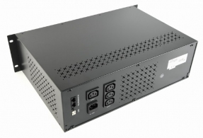 Gembird Rack 3.4U UPS UPS-RACK-1500, 1500VA/900W, AVR, 4xIEC, LCD display, USB control interface, 2x12V/7Ah Battery thumbnav 3