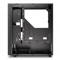Carcasa Sharkoon RGB WAVE / w/oPSU / Side panel / 4x120mm A-RGB LED / ATX / Black thumbnav 7