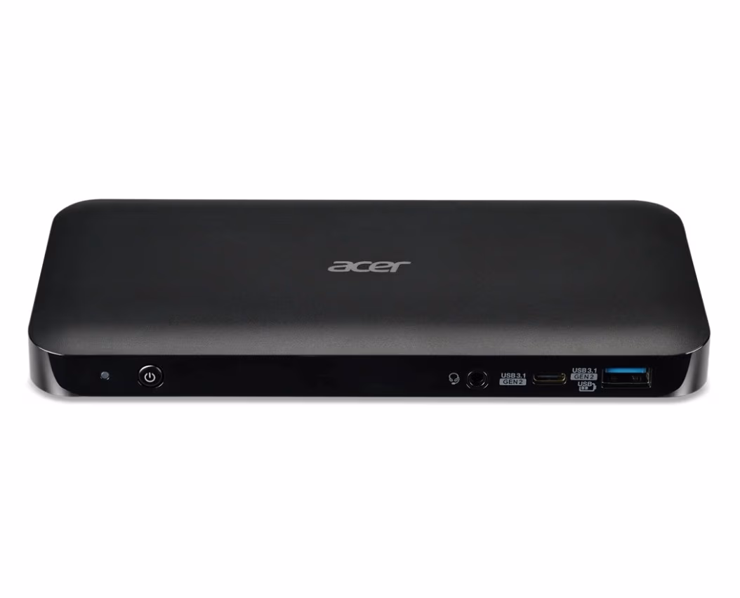 Acer USB type C docking III BLACK WITH EU POWER CORD (RETAIL PACK)  - ADK930 