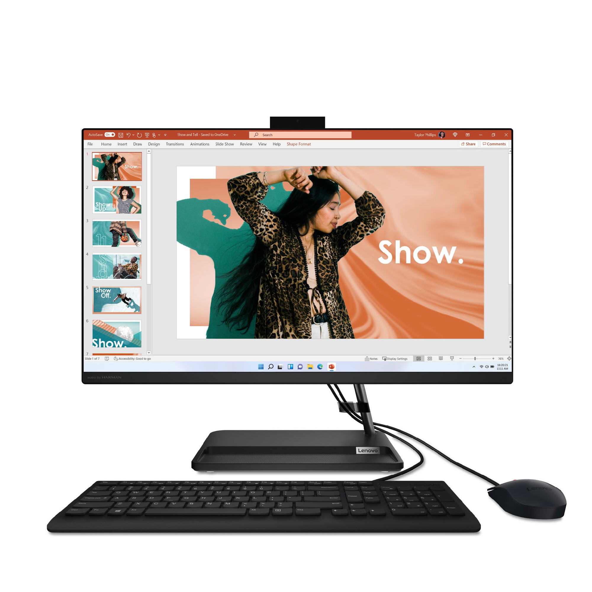 All-in-One PC 27” Lenovo IdeaCentre 3 27IAP7 /Intel Core i5-13420H / 16GB / 512GB SSD / Black photo 1