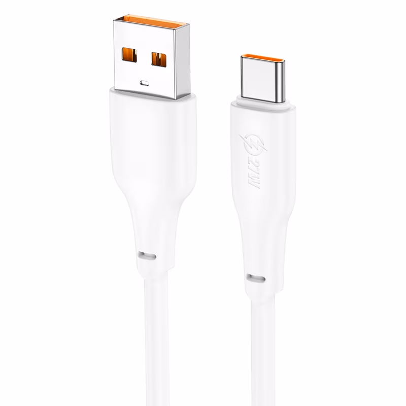 Кабель USB на Type-C HOCO “X93 Force” / 1m / TPE / 100W / up to 3A / White 