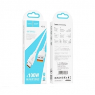 Кабель USB на Type-C HOCO “X93 Force” / 1m / TPE / 100W / up to 3A / White thumbnav 2