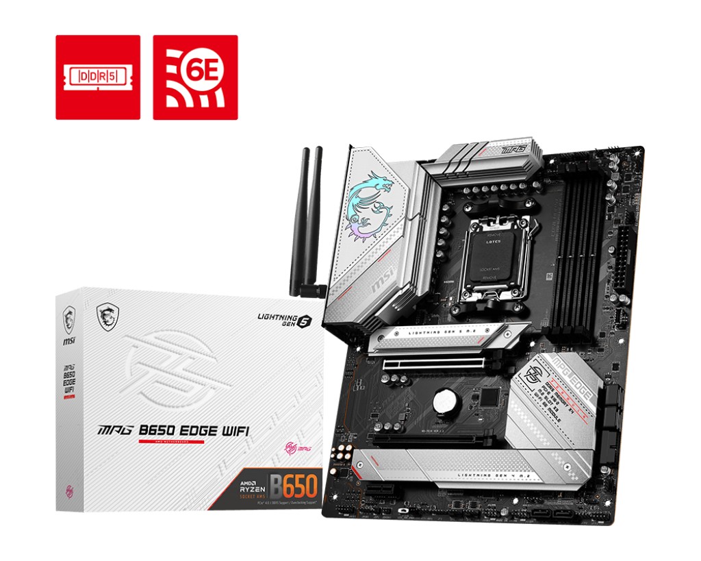 Материнская плата MSI MPG B650 EDGE WIFI/ AM5/ B650/ DDR5/ ATX photo 1