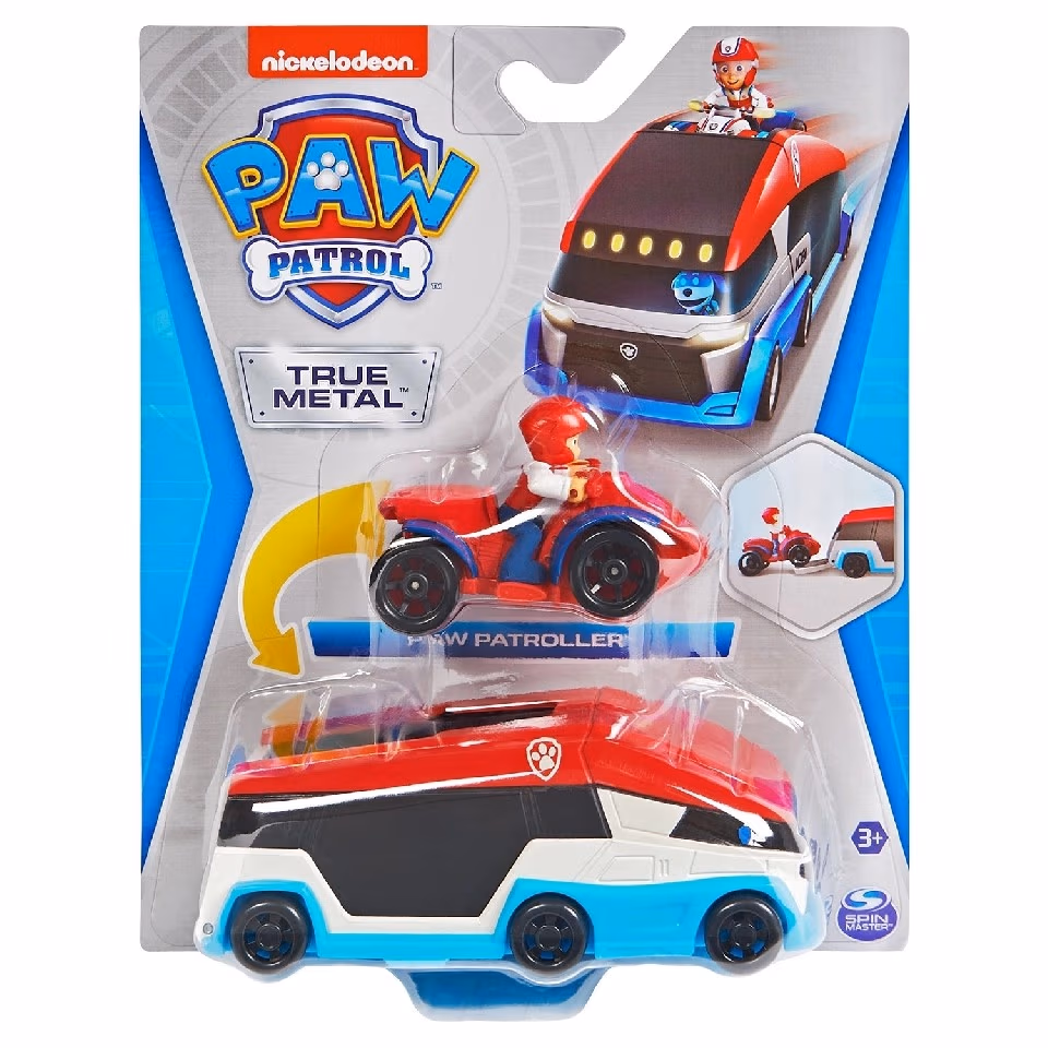Spin Master 6062573 Paw Patrol Vehicul De Patrulare Cu Figurina Metalica