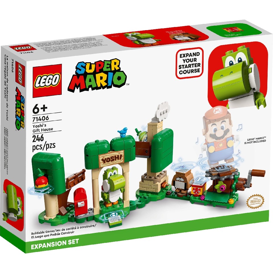 Lego Super Mario 71406 Yoshi'S Gift House Expansion Set photo 1