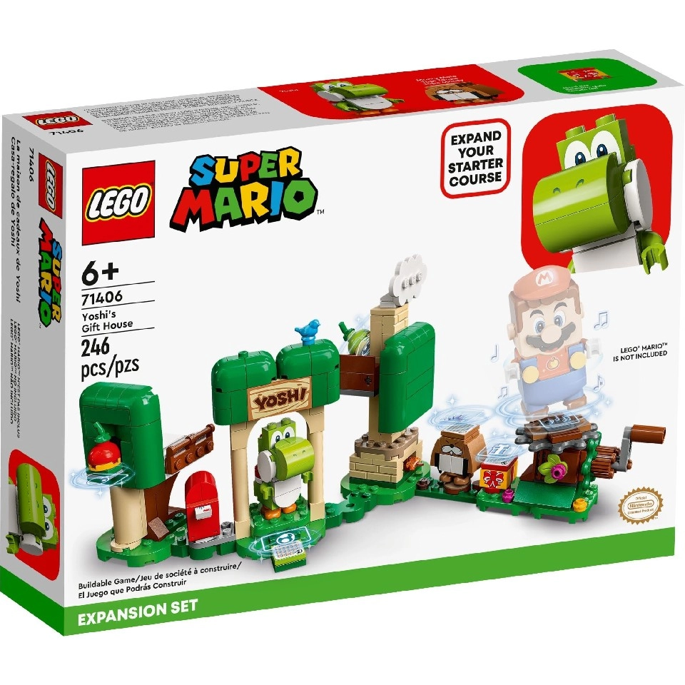 Lego Super Mario 71406 Yoshi'S Gift House Expansion Set