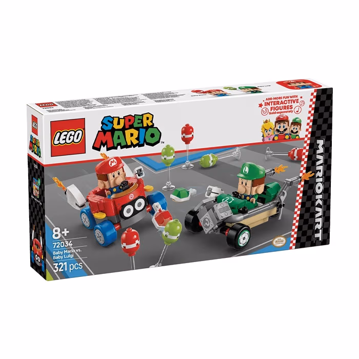 Lego Super Mario Kart – Baby Mario Vs. Baby Luigi 72034