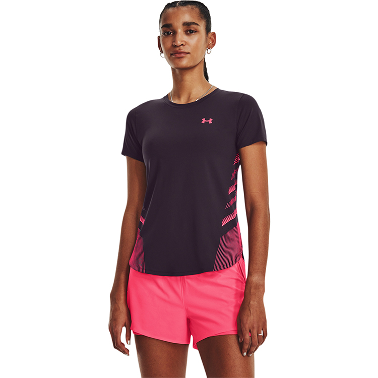 Футболка Under Armour UA W ISO-CHILL LASER TEE / Женский / XL / Фиолетовый photo 2