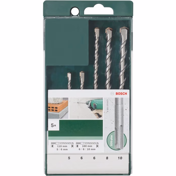Набор буров SDS-plus Bosch 5 Burghie , 2609255541 