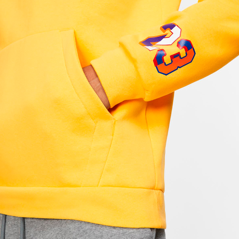 Hanorac pt bărbați Nike M J SPRT DNA HBR FLEECE PO L Galben photo 3