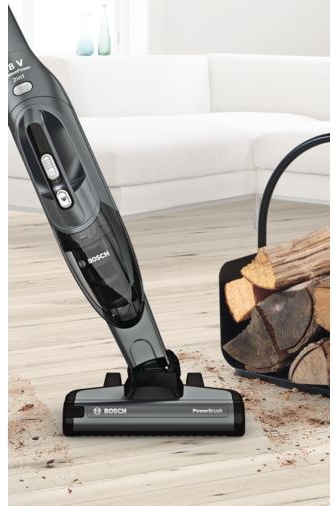 Пылесос вертикальный Bosch BBHL21841 / 18Вт / Серебристый photo 2