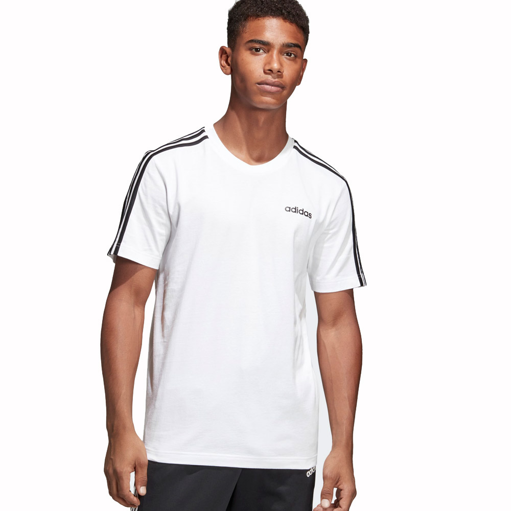 Tricou bărbătesc Adidas E 3S TEE S Alb photo 2