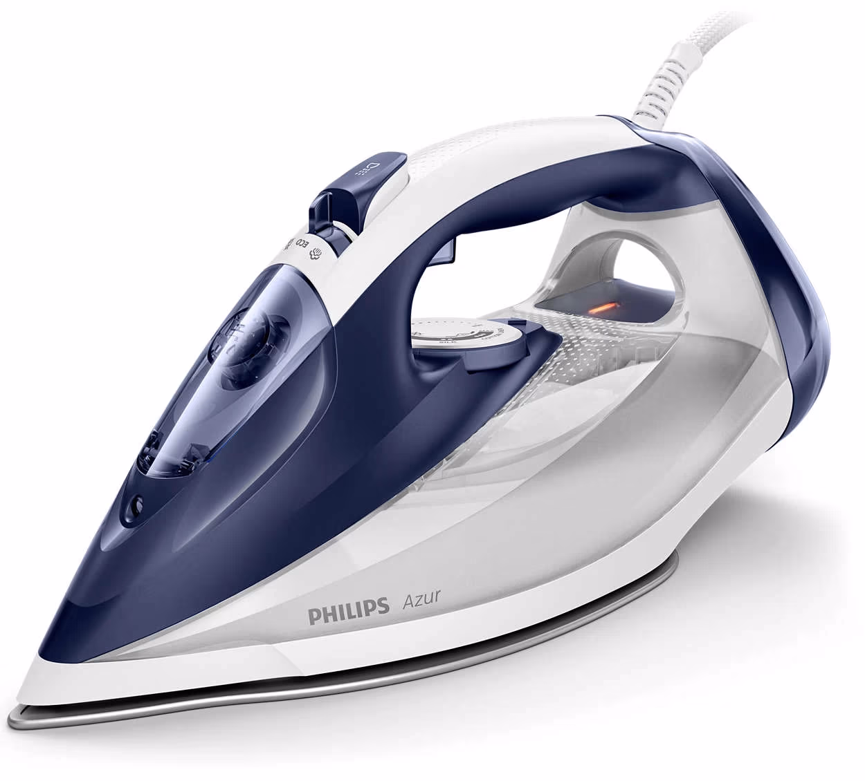 Fier de calcat Philips GC4541/20, 180 g/min si mai mult g/min, 300 ml, Alb-albastru 