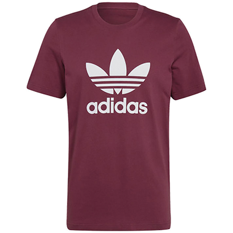 Tricou bărbătesc Adidas TREFOIL T-SHIRT XS Bordo photo 2