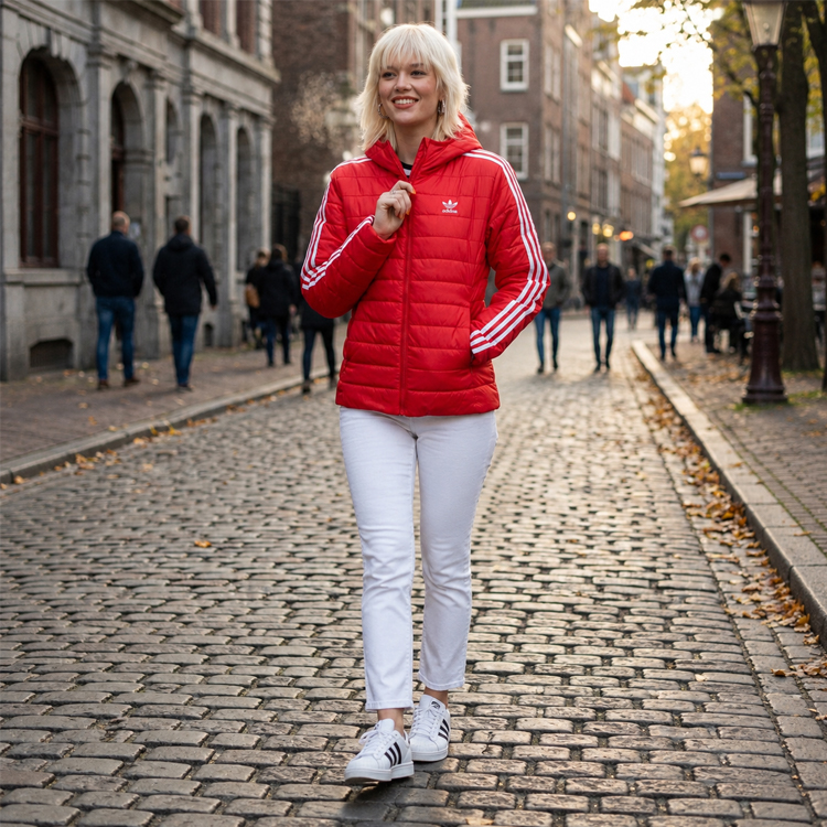 Куртка Adidas ADICOLOR SLIM XS Красный Женский photo 3