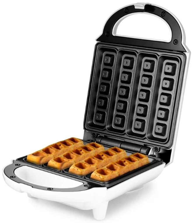 Waffle fier Kitfort KT 1641, 460 W, Alb photo 2