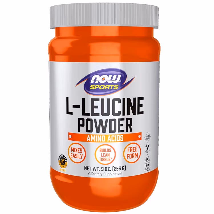 Аминокислоты Now Sports L-Leucine Powder, Builds Lean Tissue 