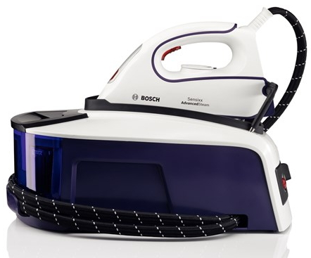 Утюг с парогенератором Bosch TDS2241, 2800 Вт, 1300 мл, Белый/Фиолетовый photo Утюг с парогенератором Bosch TDS2241, 2800 Вт, 1300 мл, Белый/Фиолетовый photo