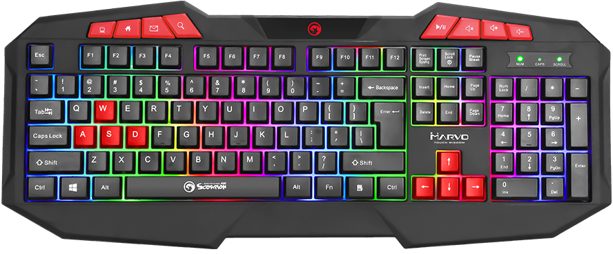 MARVO " K602", Marvo Keyboard K602 Wired Gaming US photo 1